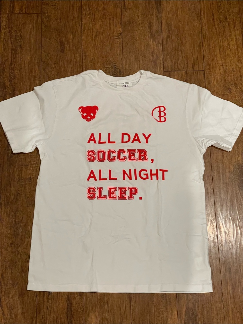 Red Soccer Graphic T- Shirt